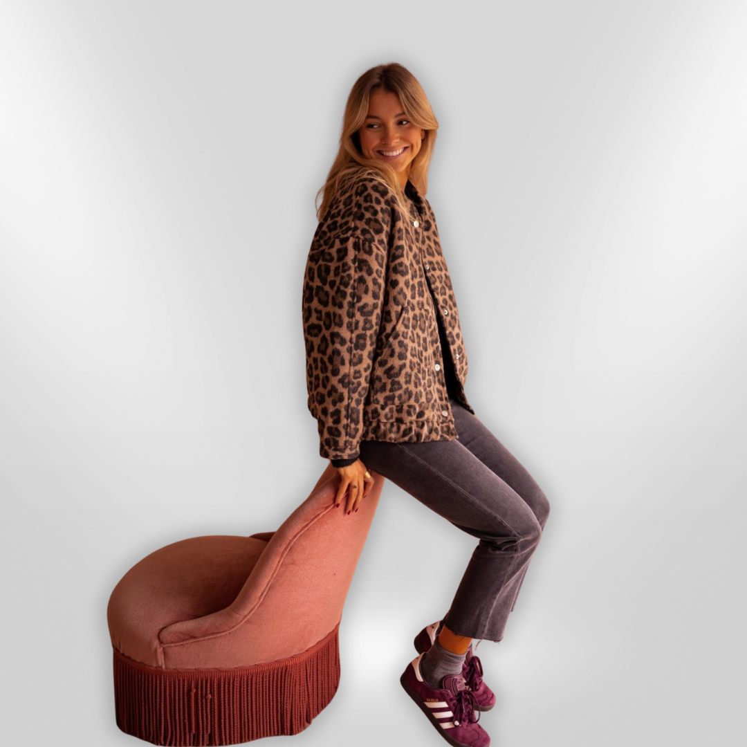 ELODIE | veste léopard