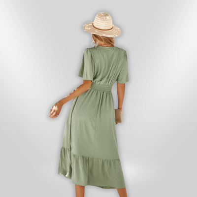 RENATA | robe à col en v