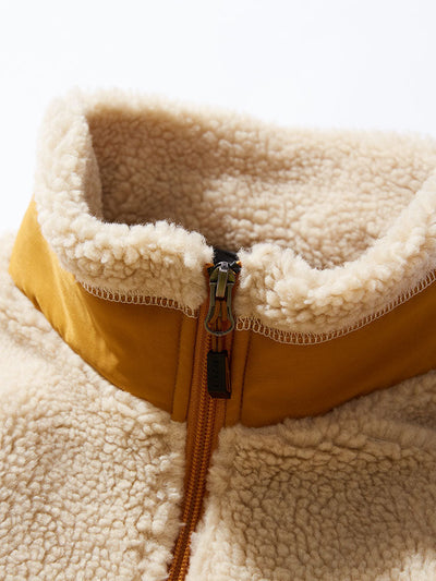 Veste en fausse fourrure Teddy zippée CRERI