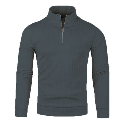 PULLOVER POUR HOMMES AVEC FERMETURE ÉCLAIR