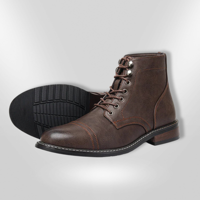 KEITH | BOTTINES VINTAGE À BOUT CAPÉ