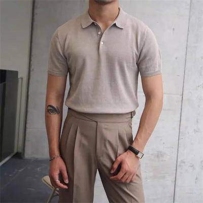 Adam | Polo Décontracté Pour Hommes | Manche Courte