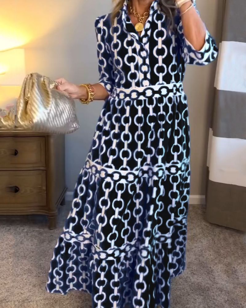 NAELIA - ROBE IMPRIMÉE BOHO