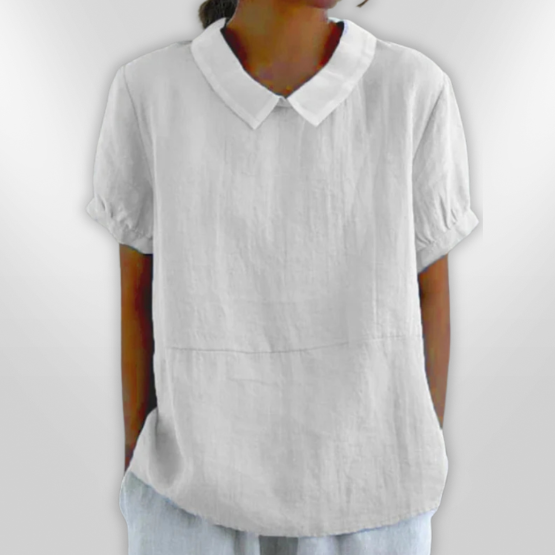 MABEL | Blouse à Col Classique