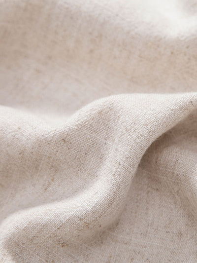 Chemise à Boutons en Lin et Rayonne Mélangés