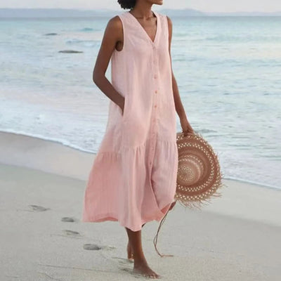 Lena | Robe de plage Confortable pour femme | Mini