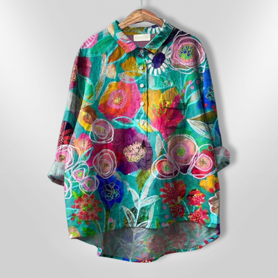 VIRGINIA | Chemise florale artisanale