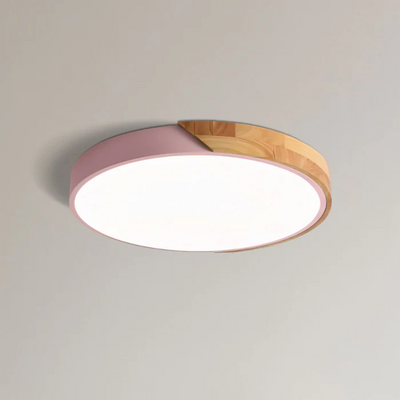Delos - Plafonnier LED scandinave en bois