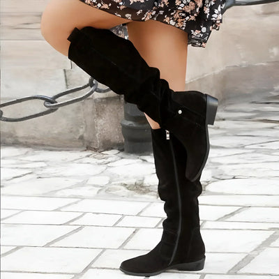 Selena | Bottes Hautes en Daim