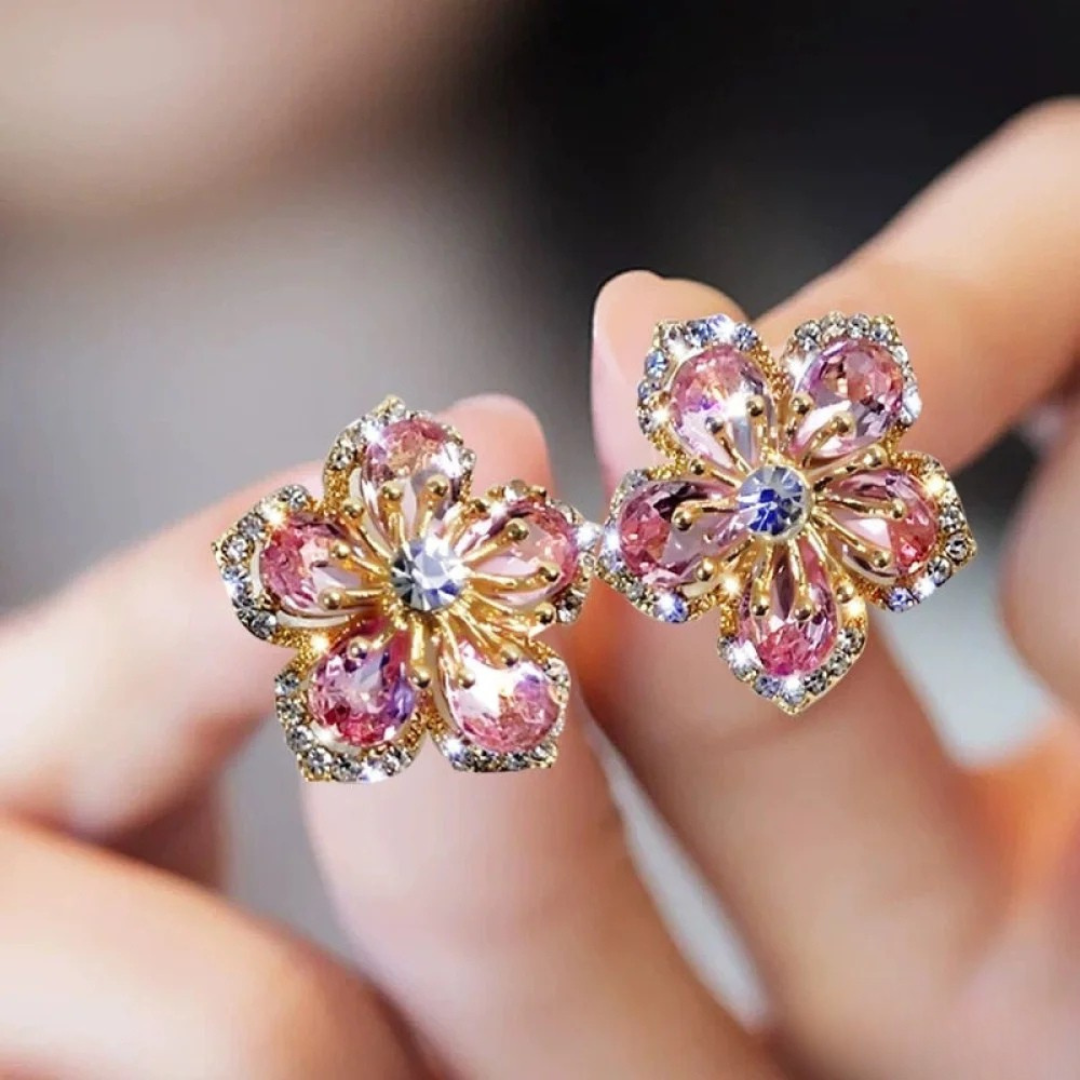 Naëlle™ | Boucles zircon multicolores