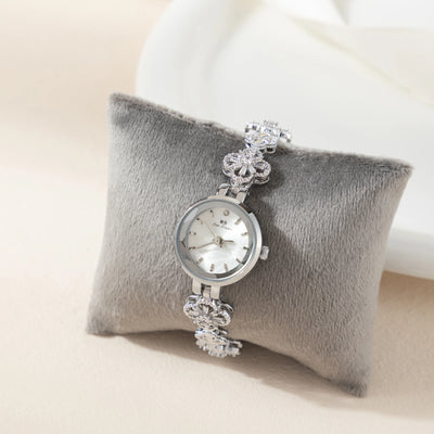 Elara™ | Montre Élégante à Finition Dorée et Design Ludique