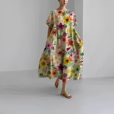 MAGNIFIQUE | Robe avec Flair Espagnol | Robe d'Été Élégante