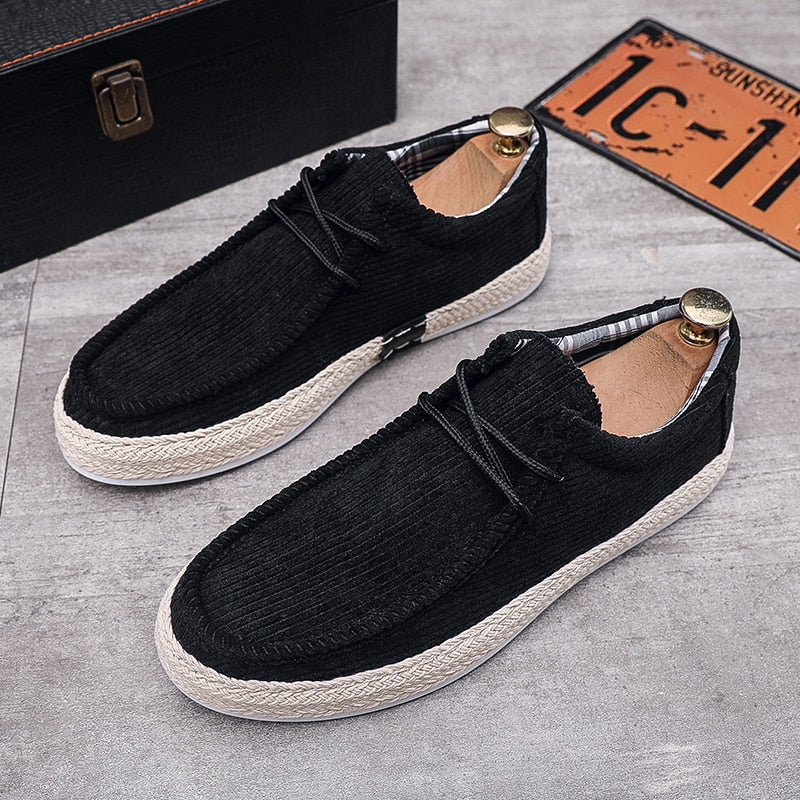 Hugo - Mocassin homme corduroy