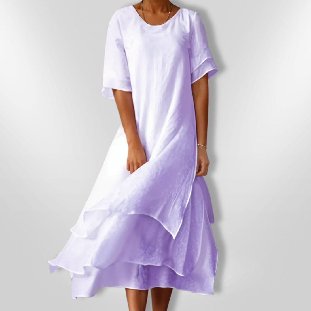 ELOISE | Robe longue élégante en coton