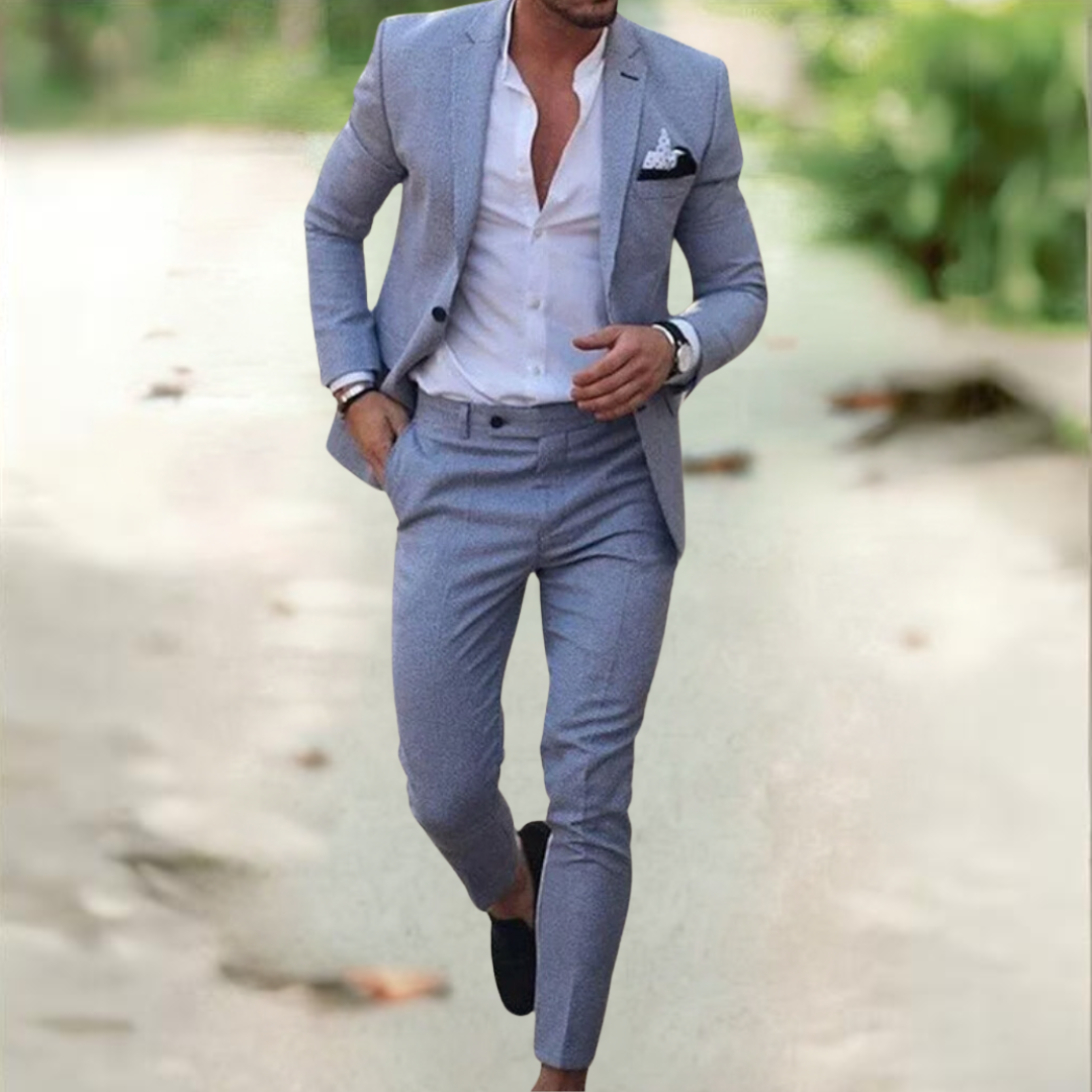 Viktor | Ensemble costume en lin pour un style raffiné