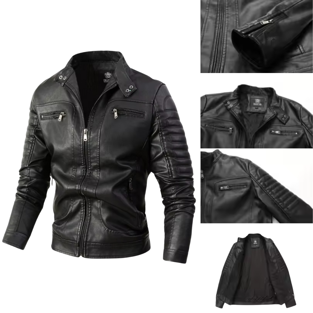 KIKON | Veste en Cuir pour Homme
