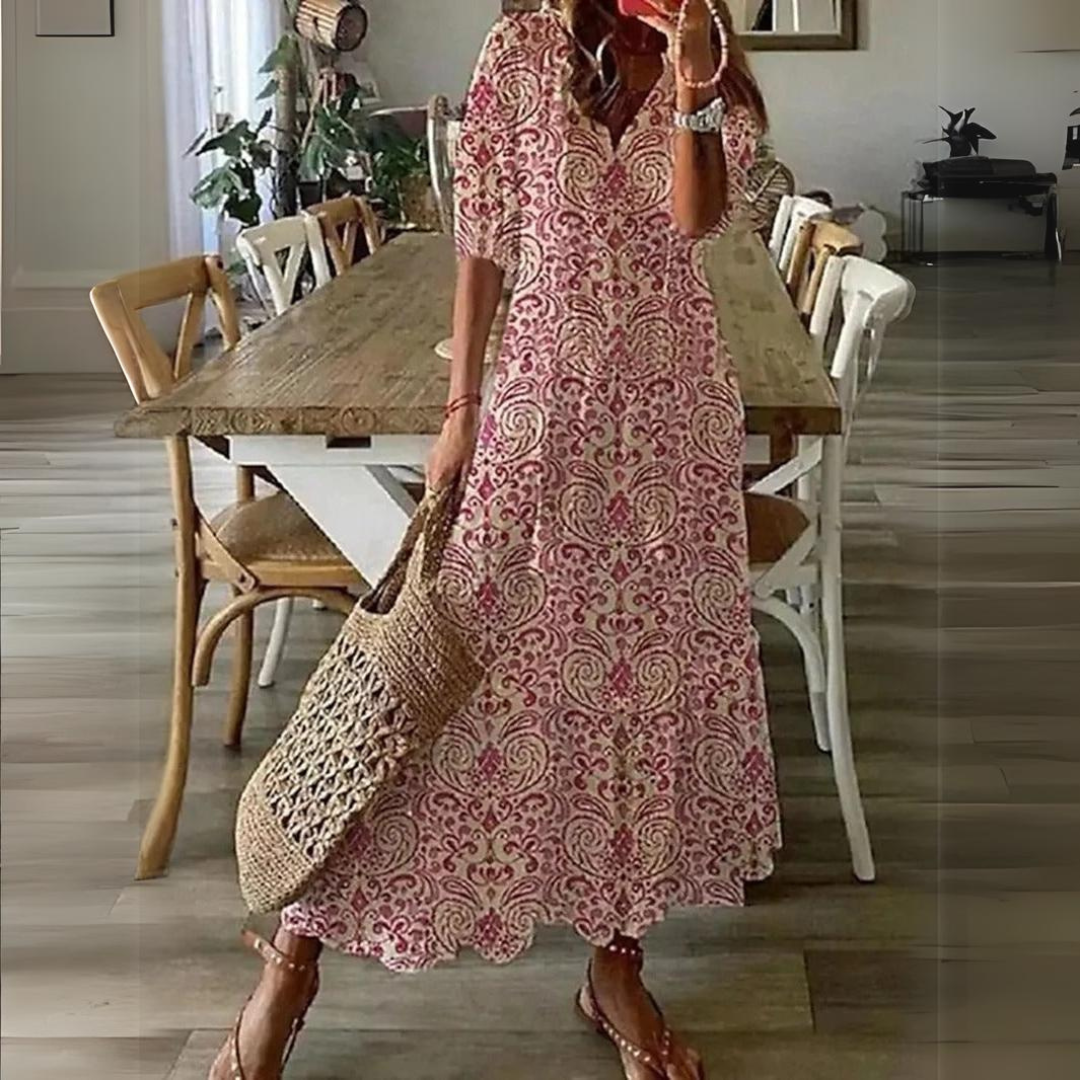 Éléanor - Maxi-Robe Fleurie Pour Les Événements De L'Été