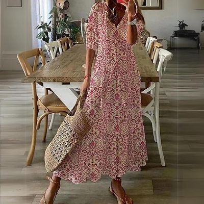Éléanor - Maxi-Robe Fleurie Pour Les Événements De L'Été