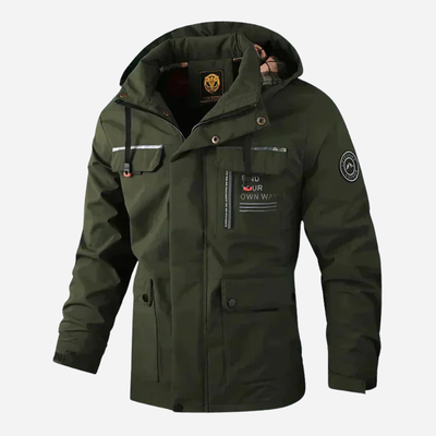 Adam™ - Veste d'extérieur confortable, coupe-vent et imperméable