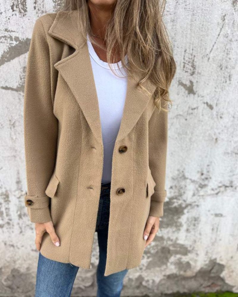 ROSALIE - Manteau en laine pour femme