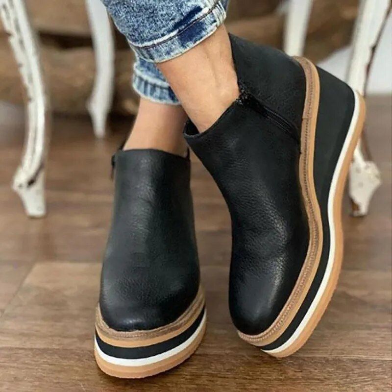Sophie | Bottes Confortables Et Élégantes Pour Femme | Compensées