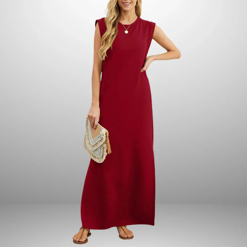 Louise | Robe longue fluide anti-rides