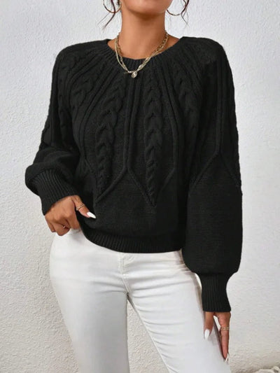 Pull en maille torsadée Meridian