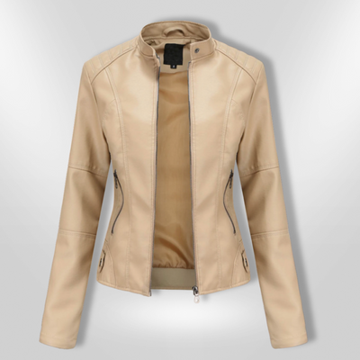 JULIE | Veste en cuir élégante