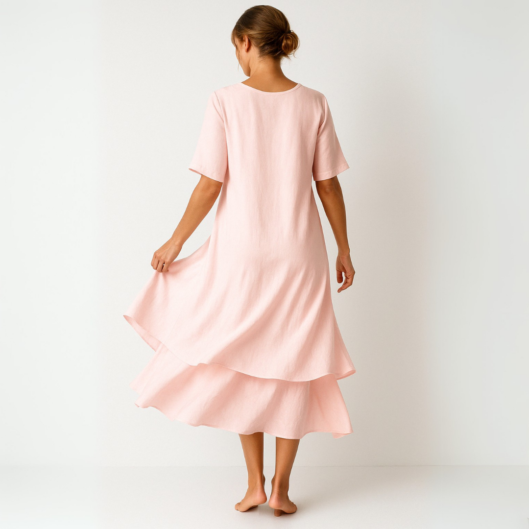 ELOISE | Robe longue élégante en coton
