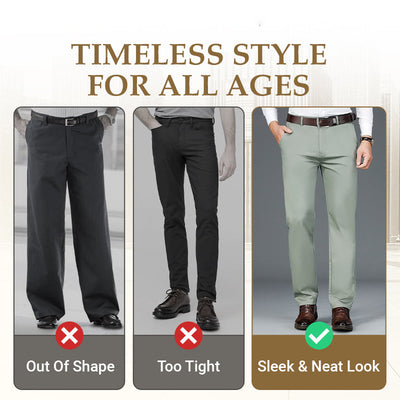 Pantalon Homme Extensible Coupe Droite