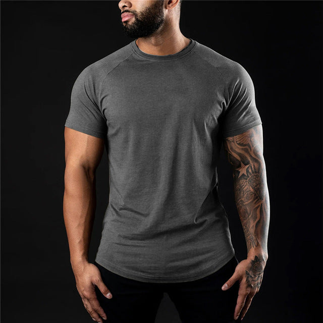Charles | T-Shirt Plaine Pour Hommes | Manche Courte