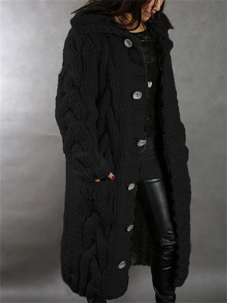 Roma™ - Manteau long et confortable en tricot