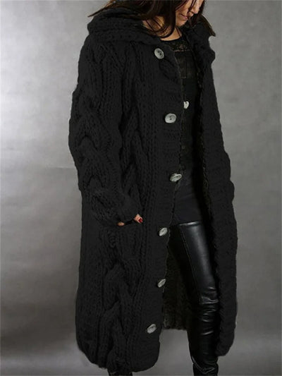 Roma™ - Manteau long et confortable en tricot