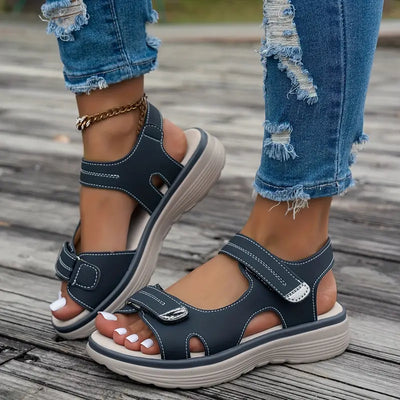 Alia™ - Sandales à Talons Compensés Confortables avec Bride de Cheville