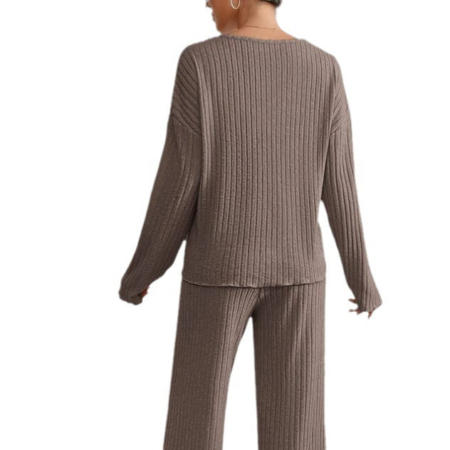 KATHY™ – Elegant 2-delt Strikket Sæt