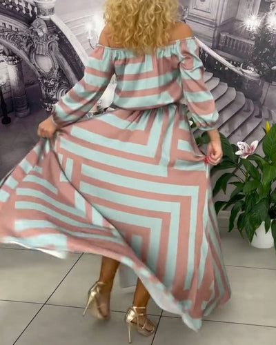 Kleid Modisch und Elegant Bedruckt