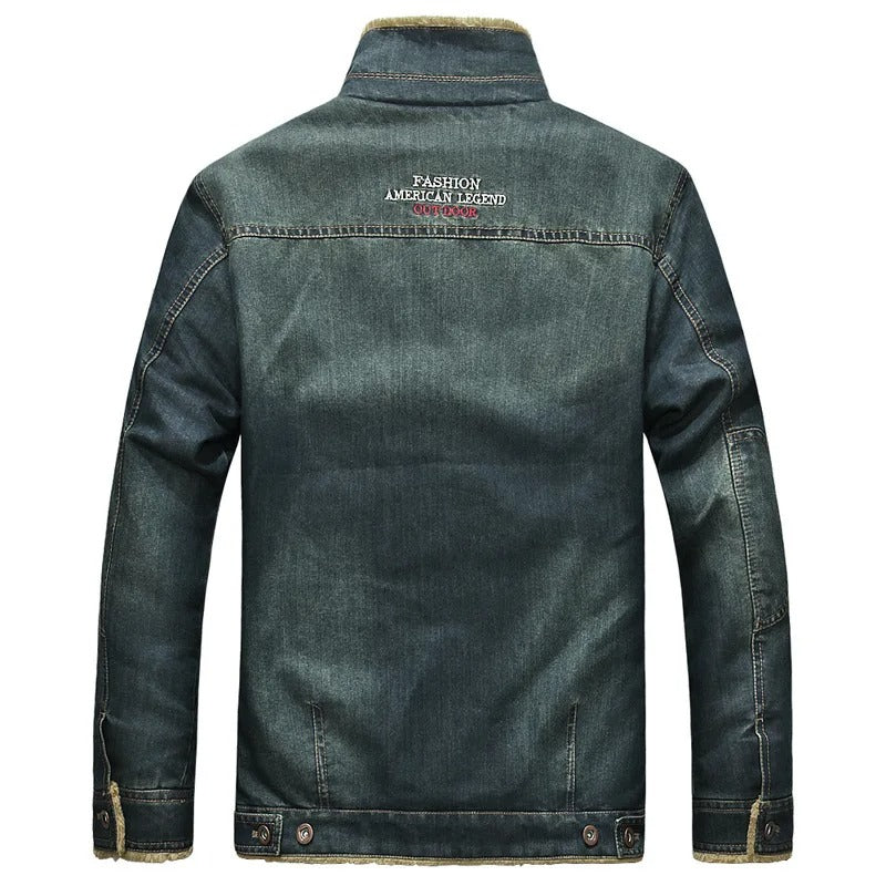 Louis - Veste homme jean doublée hiver