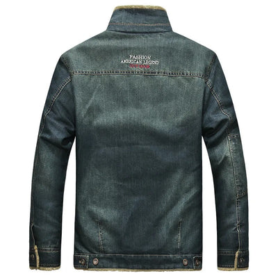 Louis - Veste homme jean doublée hiver
