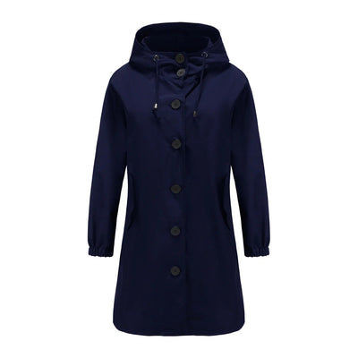 Lilac - Coupe-vent à capuche pour femmes, parfaitement imperméable et élégant