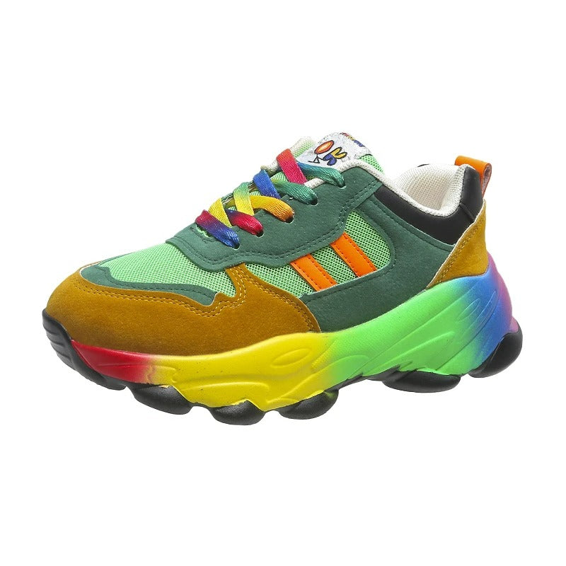Alaya | Baskets Colorée Pour Femme | À Lacets