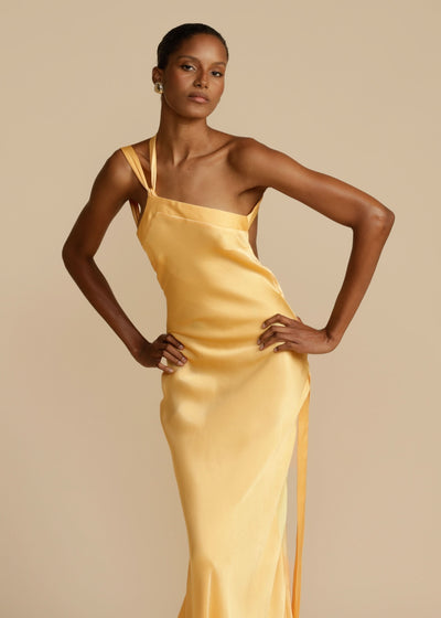 Morgane™ - Satin élégant robe