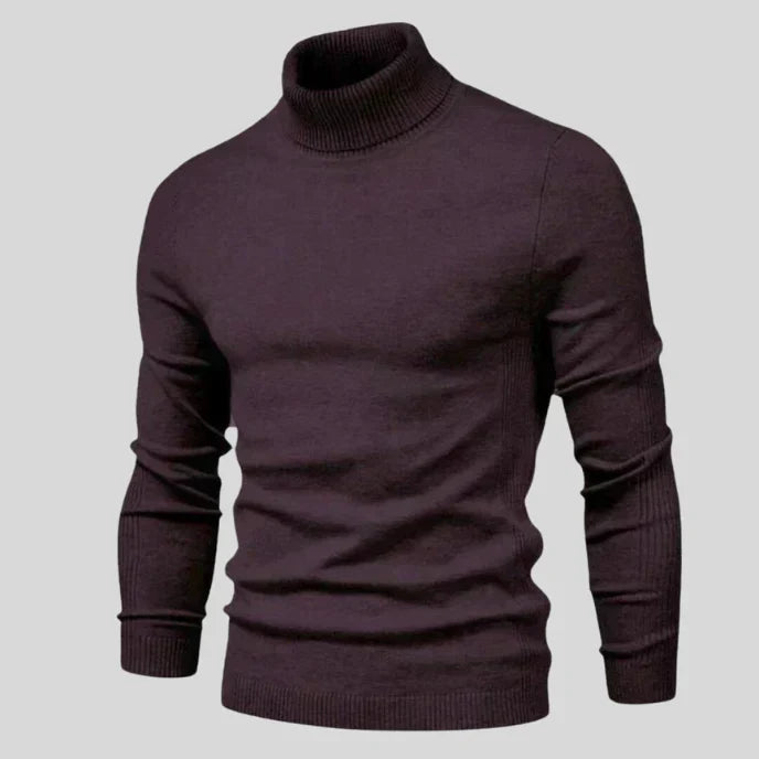 Gabriel | Pull à col roulé en tricot doux