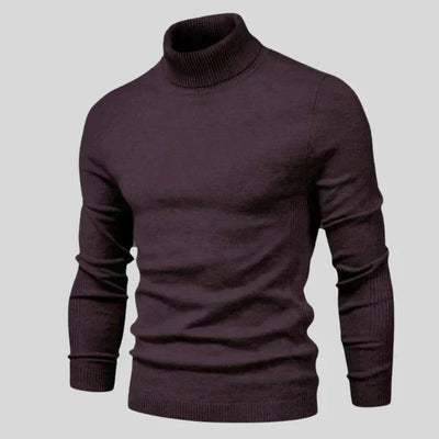 Gabriel | Pull à col roulé en tricot doux