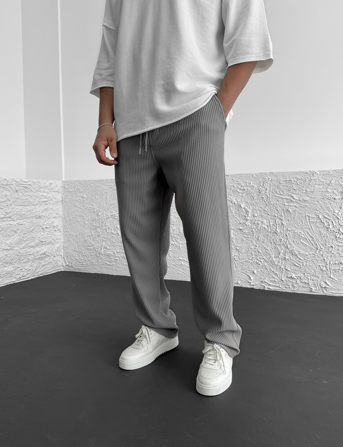 Pantalon Confort en Velours Côtelé