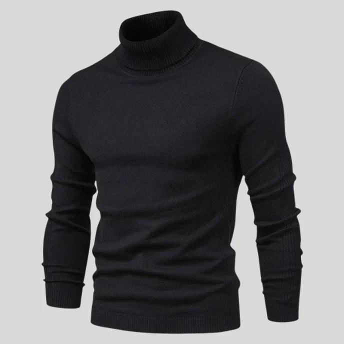 Gabriel | Pull à col roulé en tricot doux