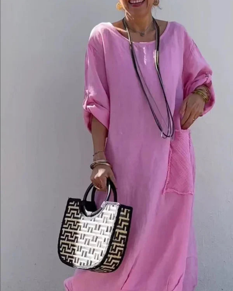 COROIA - ROBE BOHO EN COTON ET LIN