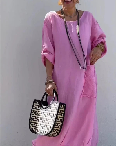 COROIA - ROBE BOHO EN COTON ET LIN