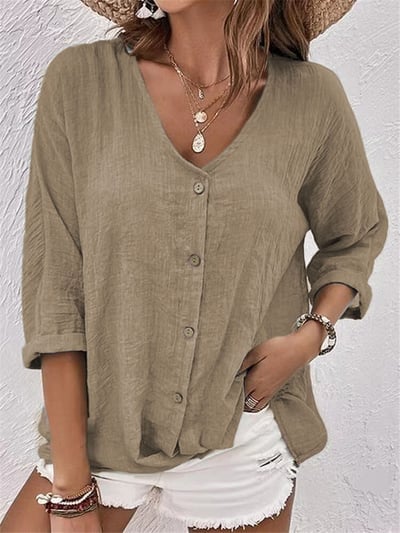 Élisa™ | Blouse Légère à Col V
