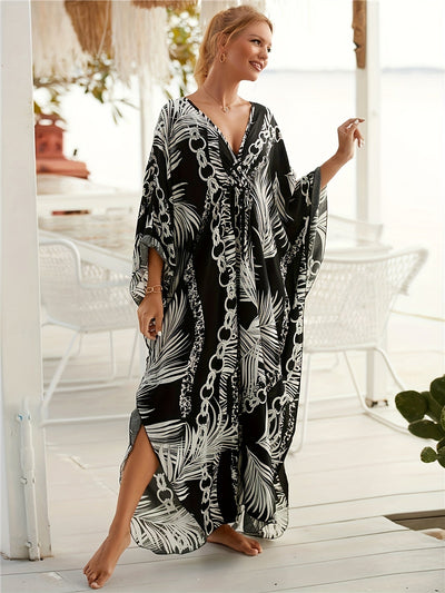Robe longue en bambou pour resort tropical