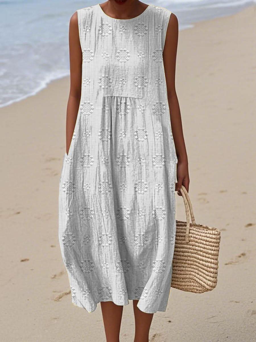 Morgane | Robe à fleurs en coton